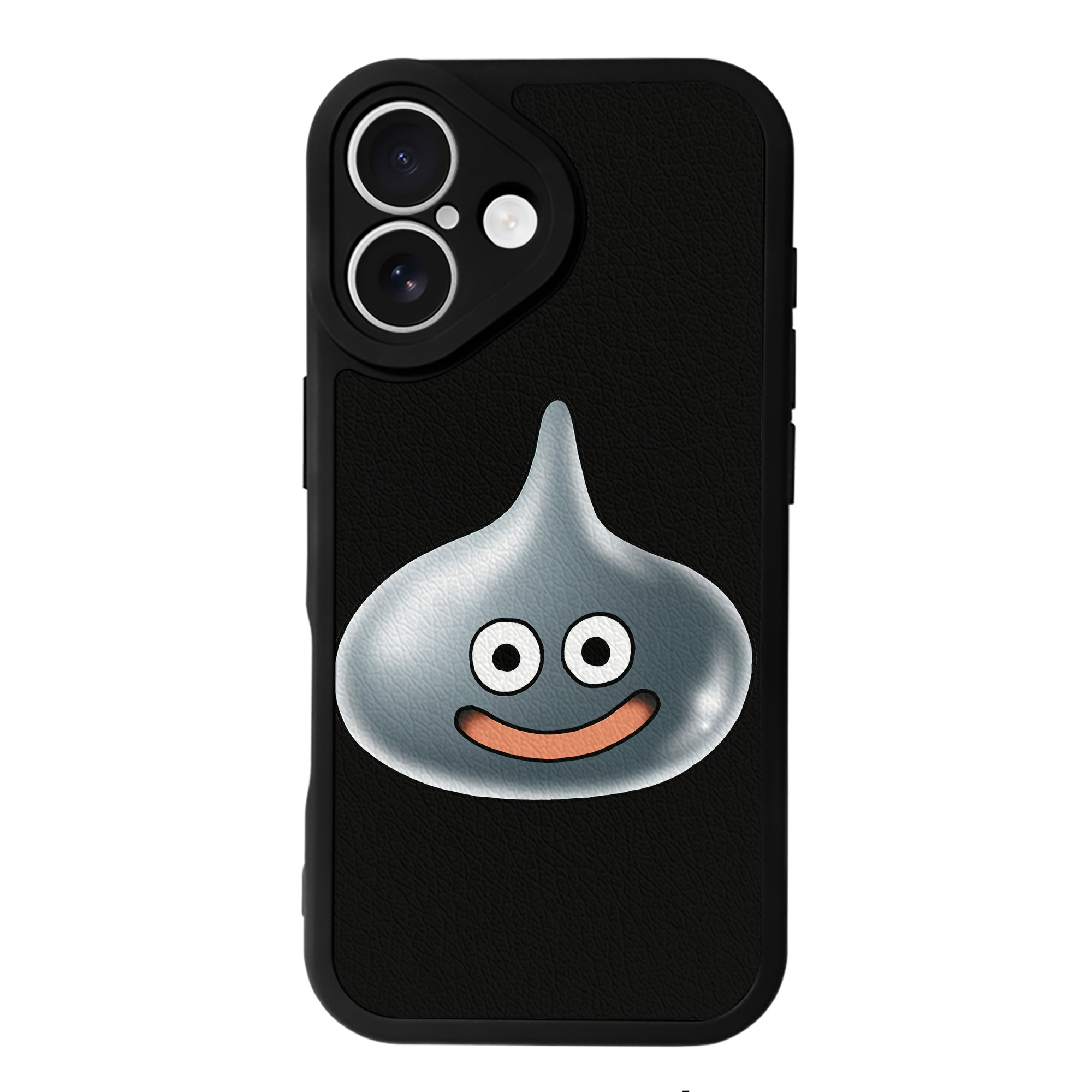 （画像用） ドラゴンクエスト Doragon Kuesuto Dragon Quest 【iPhone 16シリーズ対応】シリコンスマホケース（レザー調） 材質：シリコン